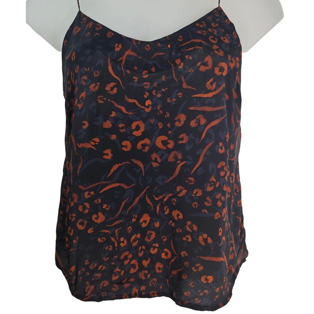 Nine West Silk Rayon Animal Print Cami